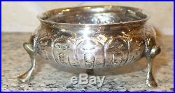1700's ANTIQUE RUSSIAN STERLING SILVER OR BETTER SALT DISH CELLAR
