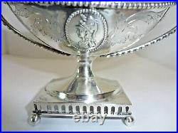 1771 Pehr Zethelius (Stockholm, Sweden) Gold Wash Sterling Silver Master Salt