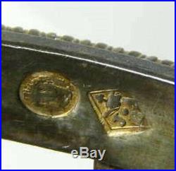 1777 1819 Napoleon Bonapart Family Sterling Silver Open Salt Hallmarks authentic