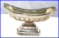 1831 Antique Russian 84 875 Silver Salt Dish Cellar Footed Rectangle