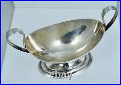 18c Augsburg 813 Silver Continental Handled Salt Cellar Dish Bowl Antique German