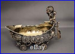 18th Century Sterling Silver French Salt Cellar Rare Mint Marks! No Reserve