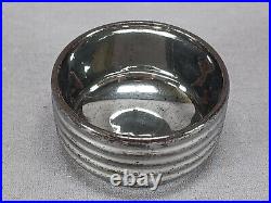 19th Century British Silver Luster Annular Rings Master Salt Circa 1820s