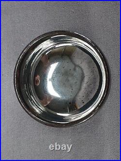 19th Century British Silver Luster Annular Rings Master Salt Circa 1820s