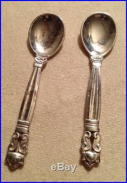 2 Mini Sterling Spoons