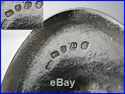 3 STERLING SILVER SALT CELLARS Henry Nutting c1803 Abraham Peterson c1810 London