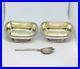 3-TIFFANY-Co-Sterling-Silver-Open-Salt-Cellars-Gold-Wash-Interiors-Spoon-187-2g-01-pwts