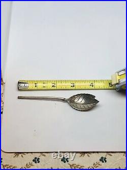 3 TIFFANY Co. Sterling Silver Open Salt Cellars Gold Wash Interiors Spoon 187.2g