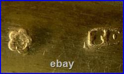 (4) Gilt. 800 Solid Silver Austro-Hungarian Master Salt Cellars 93 Grams C. 1880