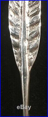 800 Sterling Silver Duck Figural Open Salt Cellar With Feather Dip German Hanau