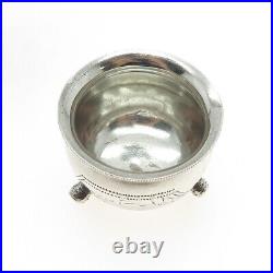 84 Silver Antique European Engraved Individual Salt Cellar