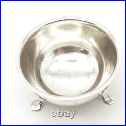 925 Sterling Silver Antique Art Deco Gorham Handcrafted Salt Cellar Bowl #77