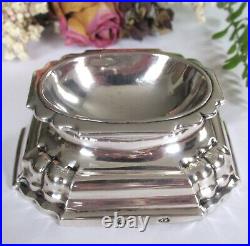 Antique 18th Century Augsburg Germany Trencher Salt Cellar Open Tiered Silver