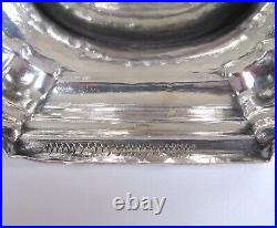 Antique 18th Century Augsburg Germany Trencher Salt Cellar Open Tiered Silver