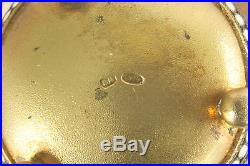 Antique 84 Silver Russian Enamel 3 Footed Open Salt Cellar Dip Dish 1898-1908