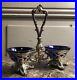 Antique-Double-Salt-Cellars-Sterling-Silver-Blue-Glass-Napoleon-III-Style-19th-C-01-th
