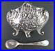 Antique-FRENCH-Silver-OPEN-SALT-Cellar-Glass-Liner-Spoon-Gustave-Veyrat-01-zf