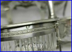 Antique French Empire 1809 1819 Sterling Silver Pair of selt Celars by Cahier