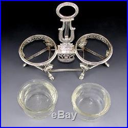 Antique French Sterling Silver Empire Figural Salt Cellar Ambroise Mignerot