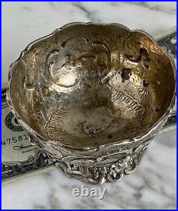 Antique MARSHALL FIELDS Sterling Silver Master SALT CELLAR #5091 Cherubs-97.6g