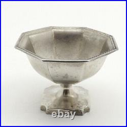 Antique Reed Barton Sterling Silver Pedestal Salt Cellar Spice Bowl 147 Set 10