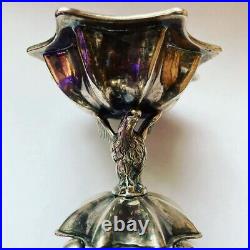 Antique Russian Imperial Salt Cellar Silver 84