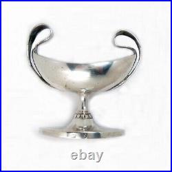 Antique Salt Cellar Silver Austrian Hallmarked Early 19th C 123 g