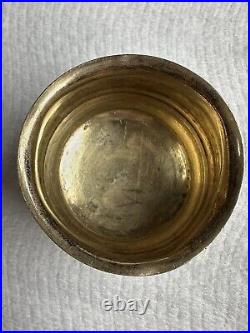 Antique Silver 88, Enamel. Salt Cellar. Russian Empire