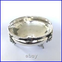 Antique Silver Salt Cellar, 800 Silver Open Salt