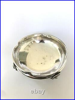 Antique Silver Salt Cellar, 800 Silver Open Salt