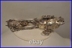 Antique Solid Silver Antique Silver Salt Cellar Saleron Salter