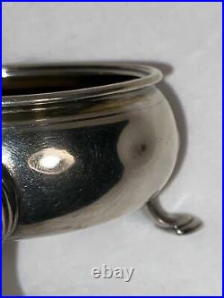 Antique Sterling Silver Salt Cellar Cauldron 1747 London England
