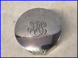 Antique Sterling William B. Kerr Salt Dish with Initials