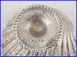 Antique Tiffany & Co. John C. Moore Sterling Silver Clam Shell Salt Cellar 1853