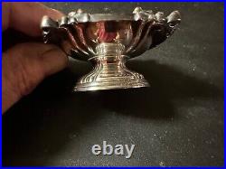 Antique Victorian Fancy Tiffany & Co. Makers Soldered Silver Master Salt Cellar