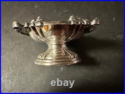 Antique Victorian Fancy Tiffany & Co Makers Soldered Silver Master Salt Cellar 2