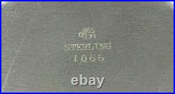 Antique Whiting Estate Sterling Silver Salt Cellars 1065 (set Of 4) No Spoons