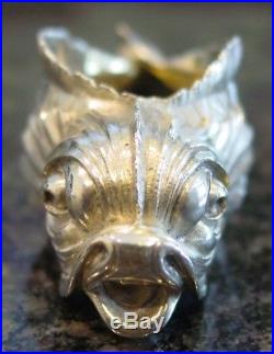 Authentic 19th century Faberge silver salt cellar in form of a fish-15458