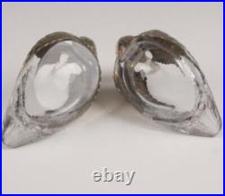 Bailey, Banks &Biddle Co. Sterling Silver & Glass Swan Cellars