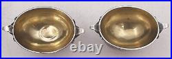 Ball, Black & Co. Sterling Silver Pair of 1860s Open Salts in Egyptian Style