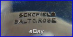 Baltimore Rose by Schofield Sterling Silver Salt Dip Gold Washed #1039 (#2305)