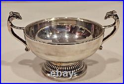 Boulenger France Sterling Silver Salt Cellar Condiment Bowl Caviar Dish Pedestal