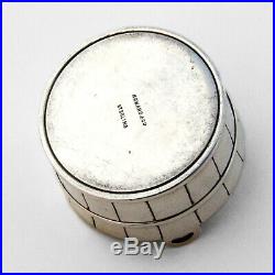 Bucket Form Open Salt Howard Co Sterling Silver Mono