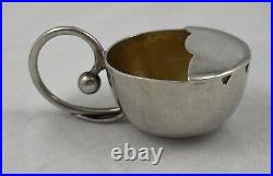 Carl Poul Petersen Canada Sterling Unusual Individual Salt Cellar Shaker(s)