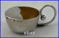 Carl Poul Petersen Canada Sterling Unusual Individual Salt Cellar Shaker(s)