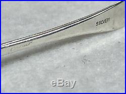 Cartier Sterling Silver Master Salt with Cobalt Liner Matching Original Spoon