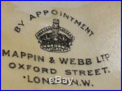 Cased Silver Salt Cellars & Spoons Hallmarked Birmingham 1906 by Mappin & Webb