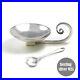 Caviar-Plate-Set-Open-Salt-Cellars-with-Spoon-Solid-Sterling-Silver-925-Vintage-01-wq