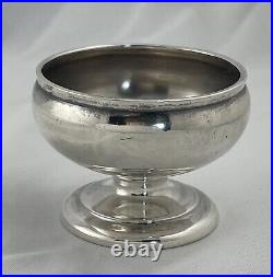 Coin Silver San Francisco Shulz & Fisher Ca. 1850's Salt Cellar(s) 1 5/8 tall