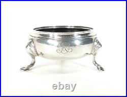 Crichton Brothers Sterling Silver English Master Salt Cellar London & NY